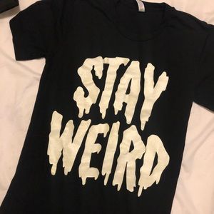 Stay Weird Glow in the Dark Wicked Clothing